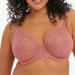 Elomi Priya Women's Plus Size Plunge 36GG Rosegold